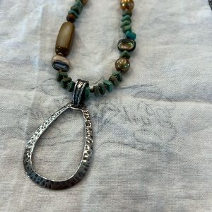 Turquoise, beaded Silpada necklace